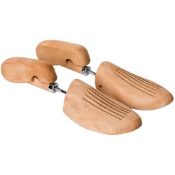 tectake® 1 Paar Schraubspanner, aus Lotusholz, Verhinderung von Gehfalten, gute Luftzirkulation