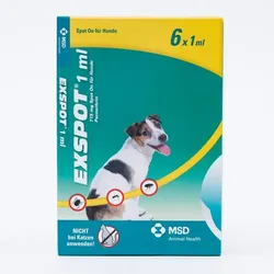 EXSPOT Lösung f.Hunde 6X1 ml