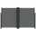 furnicato Seitenmarkise 140 x 600 cm Anthrazit Polyester
