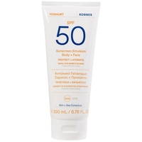 Korres Yoghurt Sonnenschutz-Emulsion für Körper und Gesicht SPF50 200 ml