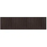 vidaXL Teppich, Rechteckig Dunkelbraun 80x300 cm Bambus