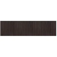 vidaXL Teppich, Rechteckig Dunkelbraun 80x300 cm Bambus