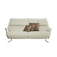 himolla Ledersofa ¦ creme ¦ Maße (cm): B: 217 H: 106 T: 92