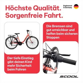 coolmobility gmbh S'COOL chiX 26 K6 RH 38 cm coral/dark red