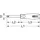 KS Tools 911.1434 1/4" Vierkant-Schraubendreher, 150 mm