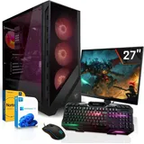 SYSTEMTREFF Gamer Komplett-PC - Core i5 13600K - Nvidia GeForce RTX 5060 Ti 8GB GDDR7 - 16GB DDR4 - 1TB M.2 SSD (NVMe) WD SN3000 +  - 27 Zoll TFT - PC
