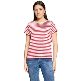 Cartoon Kurzarmshirt Rot 38