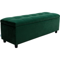COUCH♥ COUCH Bettbank »Abgesteppt«, Mit Stauraum, auch als Garderobenbank geeignet, Polsterbank grün