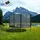 Kinetic Sports Salto Plus 244 cm  inkl. Sicherheitsnetz, Regenplane und Leiter Schwarz