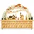 SIKORA LB80 XXL Holz LED Schwibbogen Adventskalender