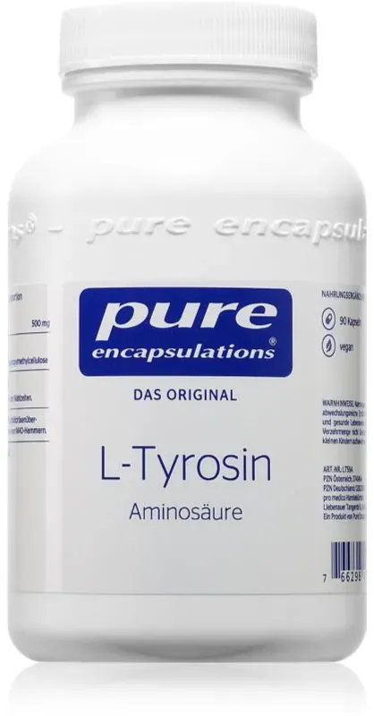 Pure Encapsulations L-Tyrosin Kapseln mit Tyrosin 90 KAP