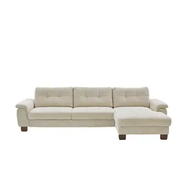 meinSofa Ecksofa aus Cord Suna ¦ beige ¦ Maße (cm): B: 316 H: 86 T: 177.0