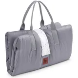 Pepi - Playmat Baby - Spielmatte Baby Faltbar - Spielmatte Kinder - Picknickdecke Wasserdicht 120x150 cm - Picnic Blanket für Kinder - Baby Matte - 100% Baumwolle - Grey Galaxy