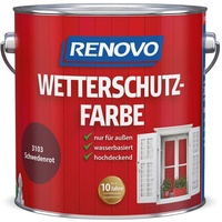 Renovo Wetterschutzfarbe 0,75 L schwedenrot RAL 3103