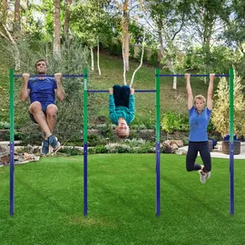 CCLIFE Turnreck Höhenverstellbar bis 150 kg Grün/Blau