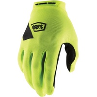 100% Ridecamp Long Gloves gelb, M