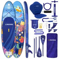 huiike Stand Up Paddling Board 305 x 84 x 15 cm blau