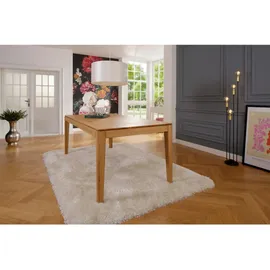 G + K Esstisch mit Auszug Narva 160/245 x 90 cm Holz Braun Wildeiche 160