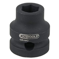 KS Tools 1/2" Sechskant-Kraft-Stecknuss, extra kurz, 23,0 mm
