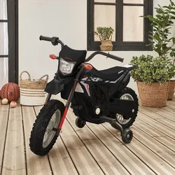 Kinder-Elektromotorrad Honda 6V, schwarz, 1 Platz