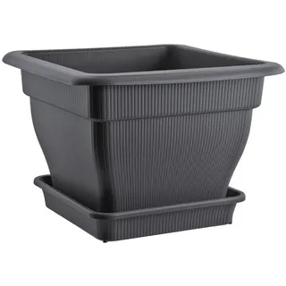 Buri XXL Blumentopf 60 x 60 cm grau