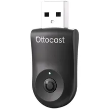 OTTOCAST 2-in-1 Mini CarPlay / Android Auto Wireless Adapter schwarz
