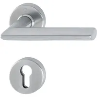 HOPPE - Drückerhalbgarnitur STOCKHOLM, Edelstahl matt, ts 67-72mm, Stift