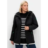 sheego Funktionsjacke in schwarz | Gr.: 52