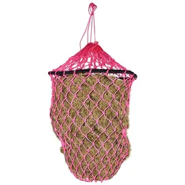 QHP Heunetz easy fill mit Ring, Maschenweite 5x5cm, fuchsia