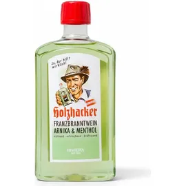 RIVIERA Pharma & Cosmetics GmbH Holzhacker Franzbranntwein mit Arnika & Menthol 500 ml