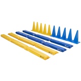 Dönges Pferdegasse gefülltes Set + 10er XXL Pylonen-Set 50 cm blau und gelb 1 St