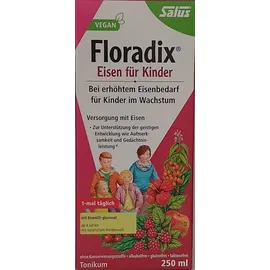 SALUS Kräuterblut Floradix Eisen für Kinder Lösung 250 ml