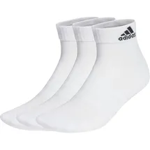 adidas Cushioned Sportswear Ankle 3er Pack White / Black 37-39