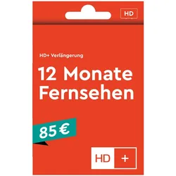 HD plus HD+ Karte inkl. 12 Monate HD+ Sender-Paket