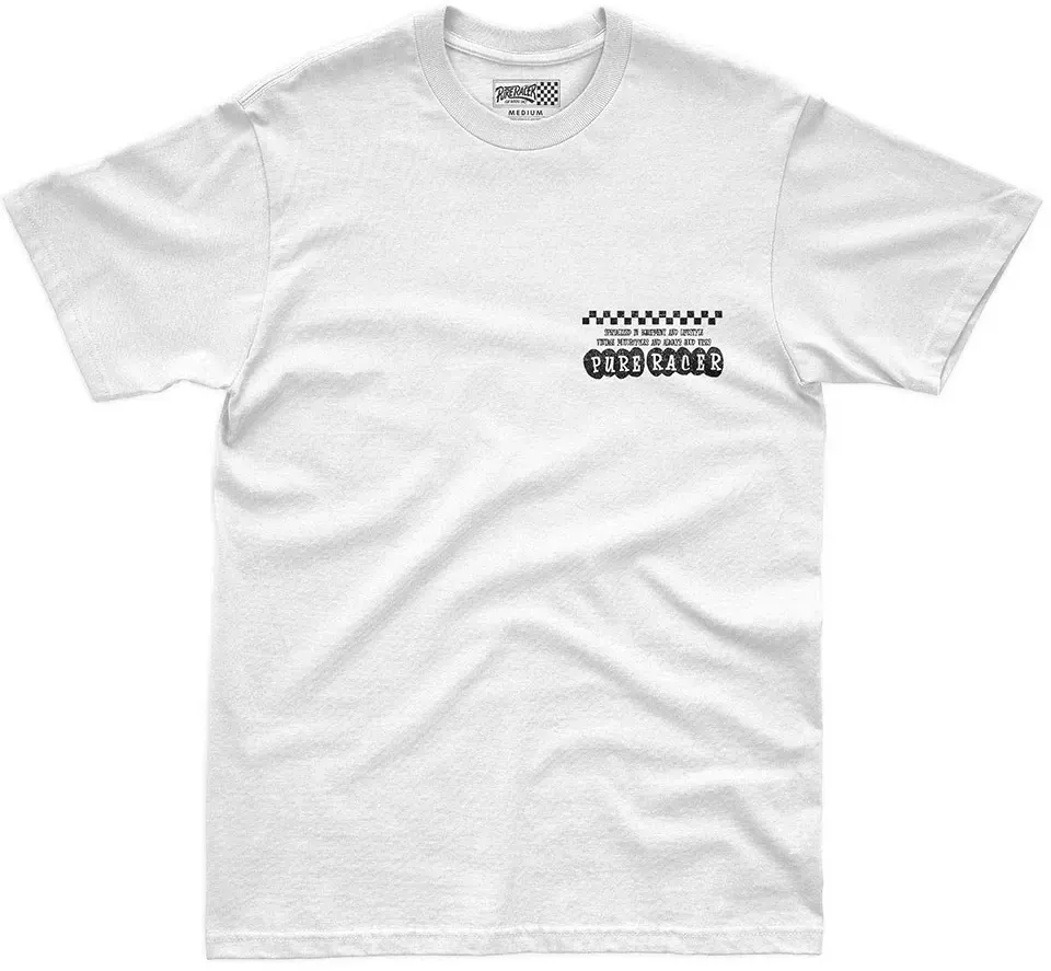 Pure Racer Direction Or Speed Kurzarm-t-shirt - White - XL