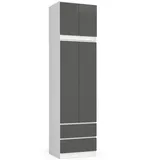 Akord Kleiderschrank Akord S60 60 x 234 x 51 cm Weiß