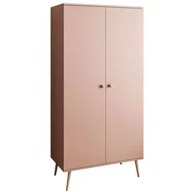 lookway Kleiderschrank HARMONY Natürlich Rosa,