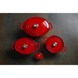 HENDI Gusseisentopf 3,7L 31,7 x 24,0 x 10,5 cm