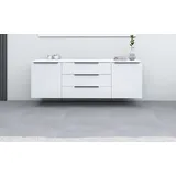 borchardt Möbel Sideboard 166 x 53 x 35 cm Weiß