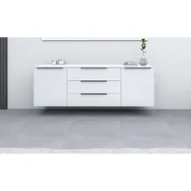 borchardt Möbel Sideboard 166 x 53 x 35 cm Weiß