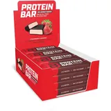 BIOTECH USA Protein Bar, 16 x 70 g Riegel, Strawberry