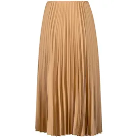 Zero Satin-Rock Midi mit Plisseefalten 34,