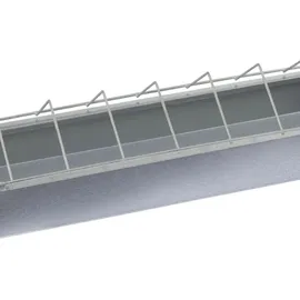Kerbl Futtertrog verzinkt 50 cm, 10 cm breit