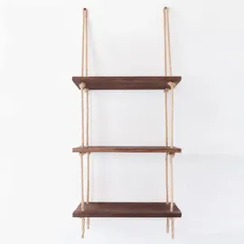 Asir Wandregal 110 x 14 x 40 cm Braun/Beige