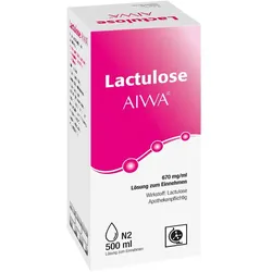 Lactulose Aiwa 670 mg/ml Lösung zum Einnehmen