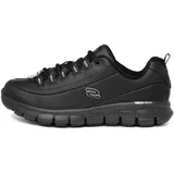 SKECHERS Sure Track Trickel Trainers, Black Leather, 40 EU