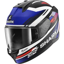 Shark D-Skwal 3 Firstlap Integralhelm - Matt Schwarz/Blau/Rot / XS