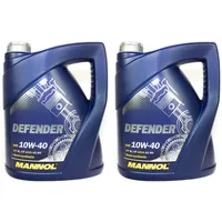 Motoröl Öl 10 Liter MANNOL Defender 10W-40 teilsynthetisch API SL/CF Mercedes VW