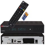 RED Opticum AX 300 VFD Sat Receiver I Digitaler Satelliten-Receiver HD-TV mit alphanumerischem Display - 12 V
