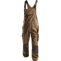 DASSY DASSY® Voltic Arbeitslatzhose mit Kniepolstertaschen - Größe 56 - LEHMBRAUN/ANTHRAZITGRAU - 52
